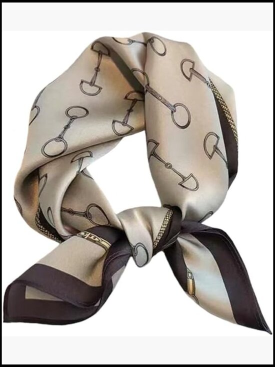 100% Mulberry Silk Scarf for Women Neck Head,Square Scarf 21  Square Mulberry Silk Hair Scarf Head Wrap 21\'\' Classic Accessory